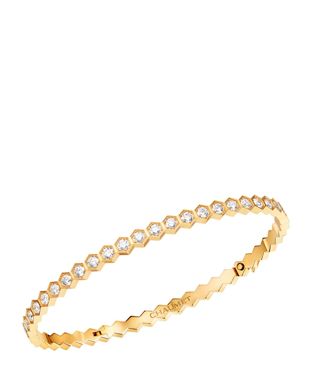 Chaumet Metallic And Diamond Bee De Bangle