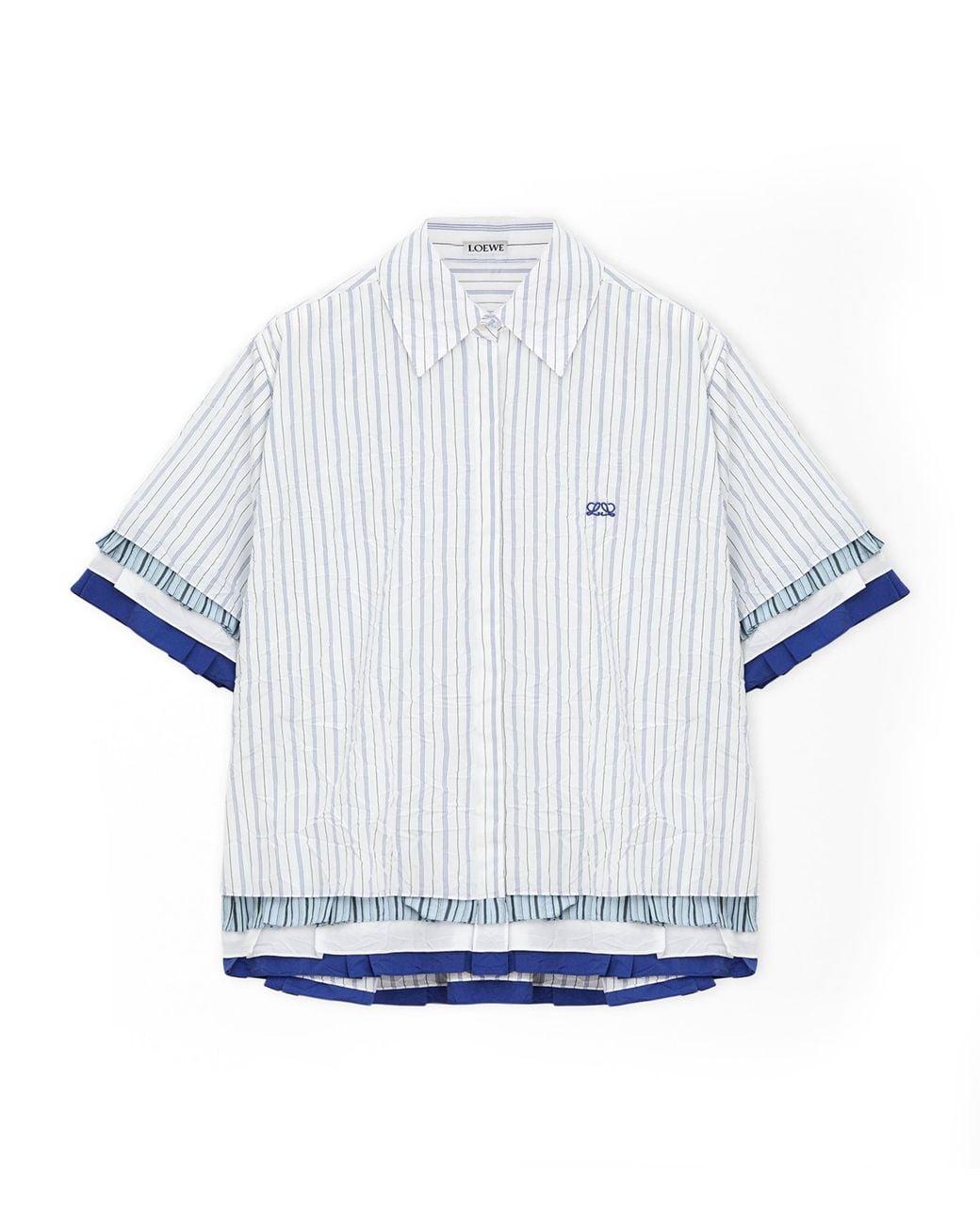 Loewe Blue Layered Shirt