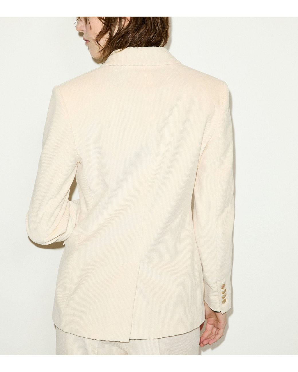MAX&Co. Natural Corduroy Blazer
