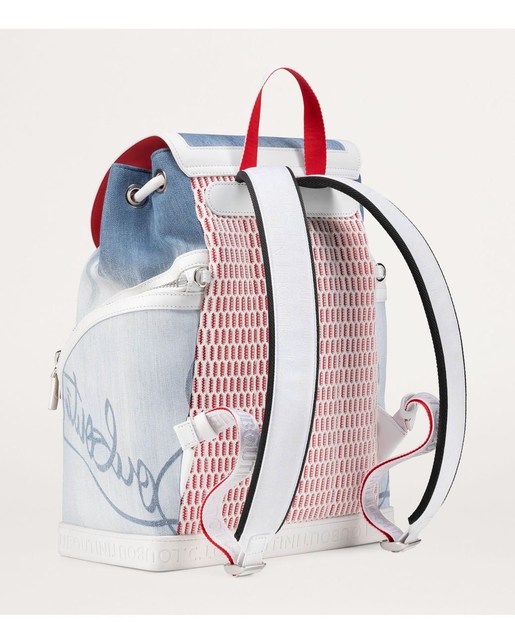 Christian Louboutin Blue and Pink Backpack Christian Louboutin Explorafunk Backpack Bag Blue-US main image 4