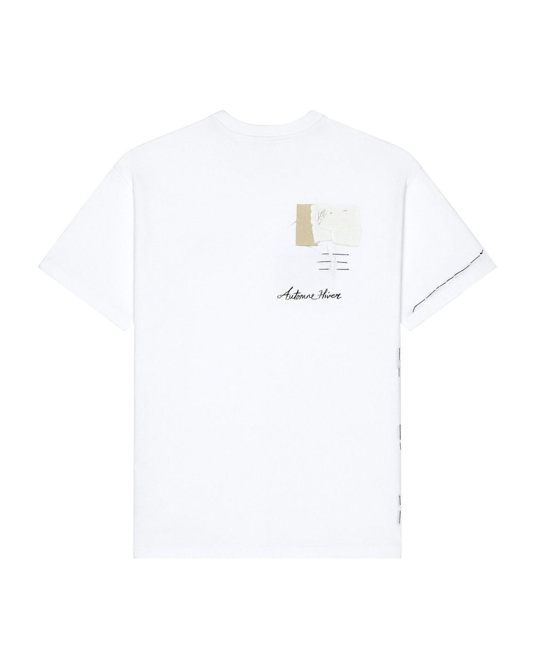 Givenchy White Cotton Graphic T-Shirt for men