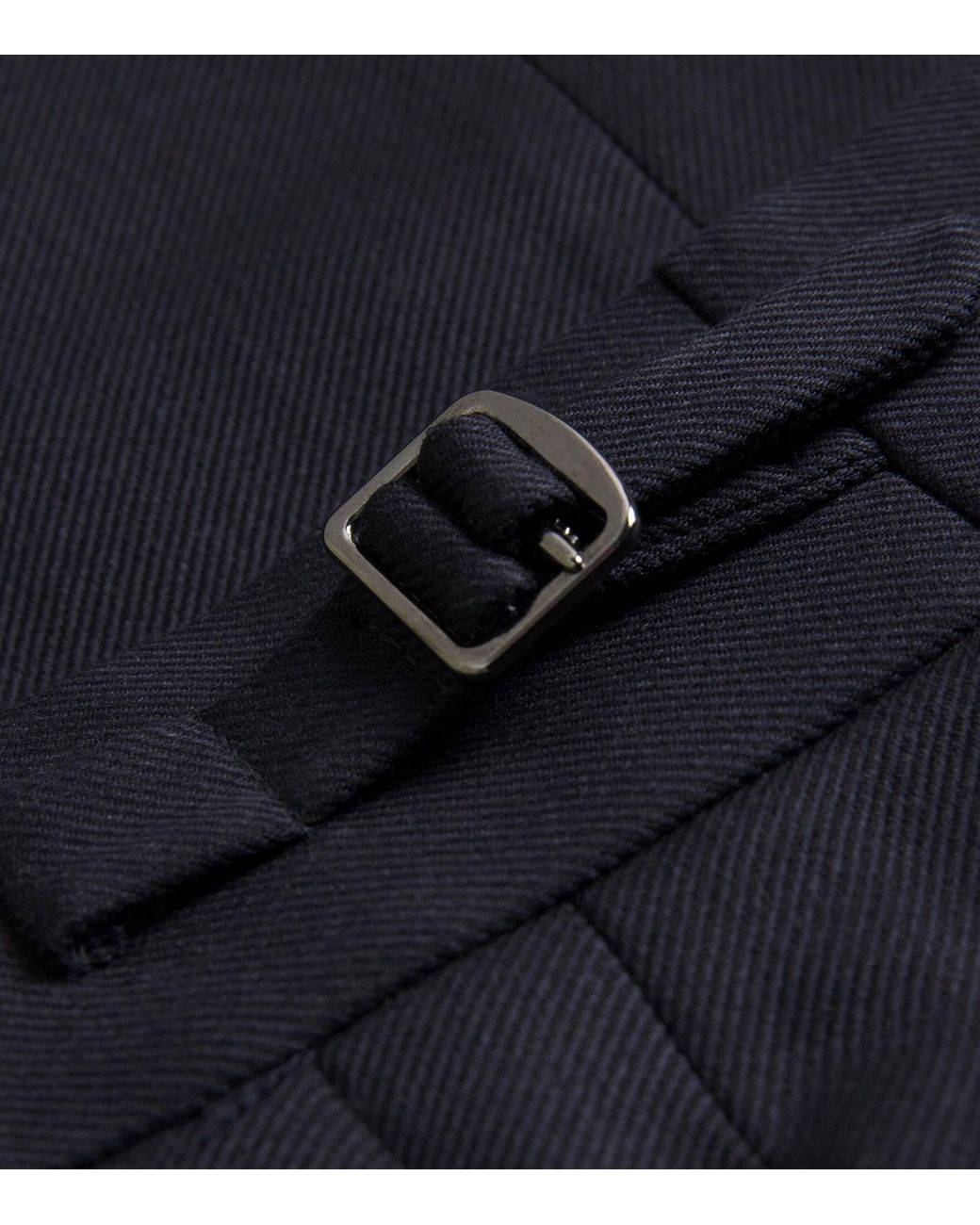 Isaia Blue Wool-Blend Casalnuovo Trousers for men