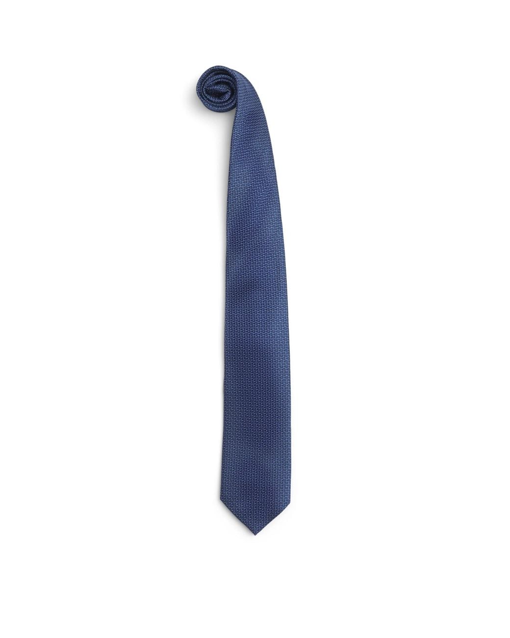 Corneliani Blue Silk Patterned Tie for men