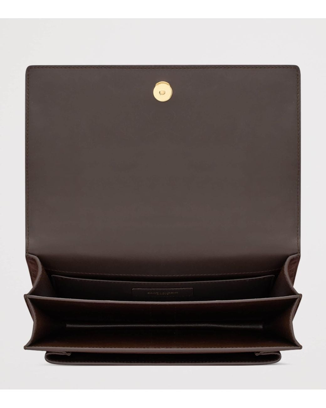 Saint Laurent Brown Medium Suede Sunset Shoulder Bag