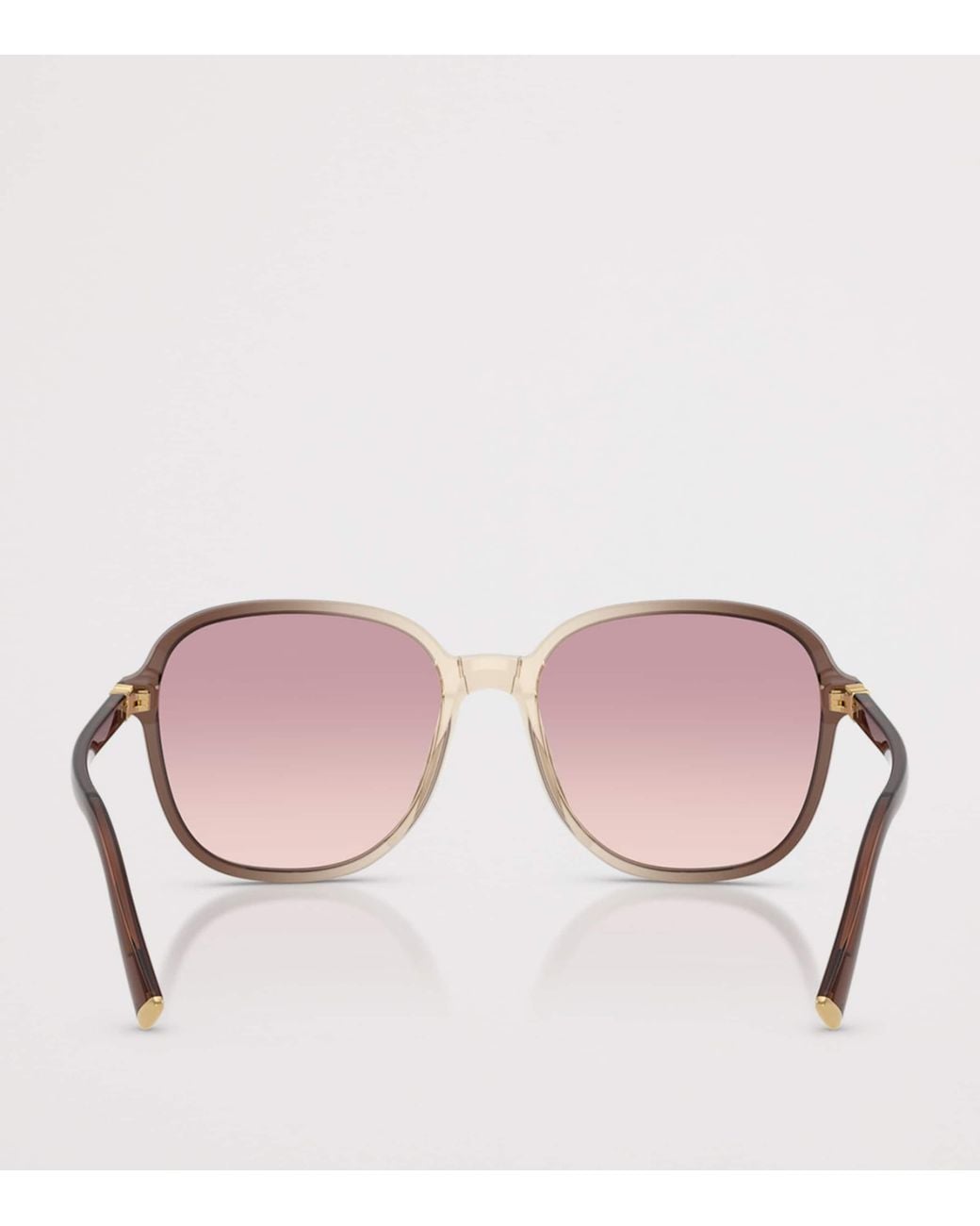 Miu Miu Pink Acetate Oversized Sunglasses