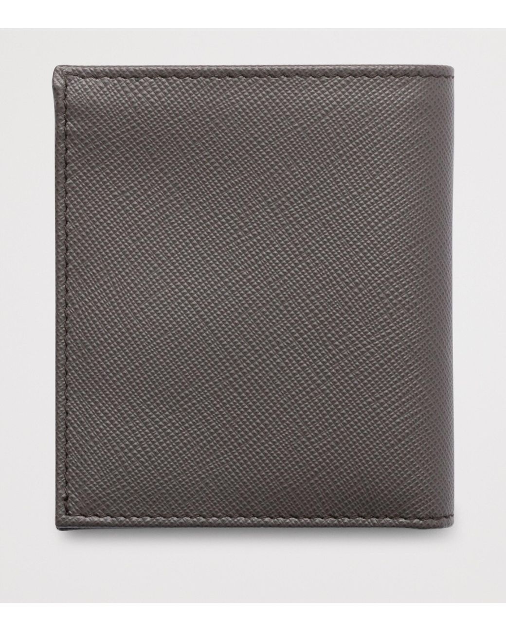 Prada Gray Saffiano Leather Wallet for men
