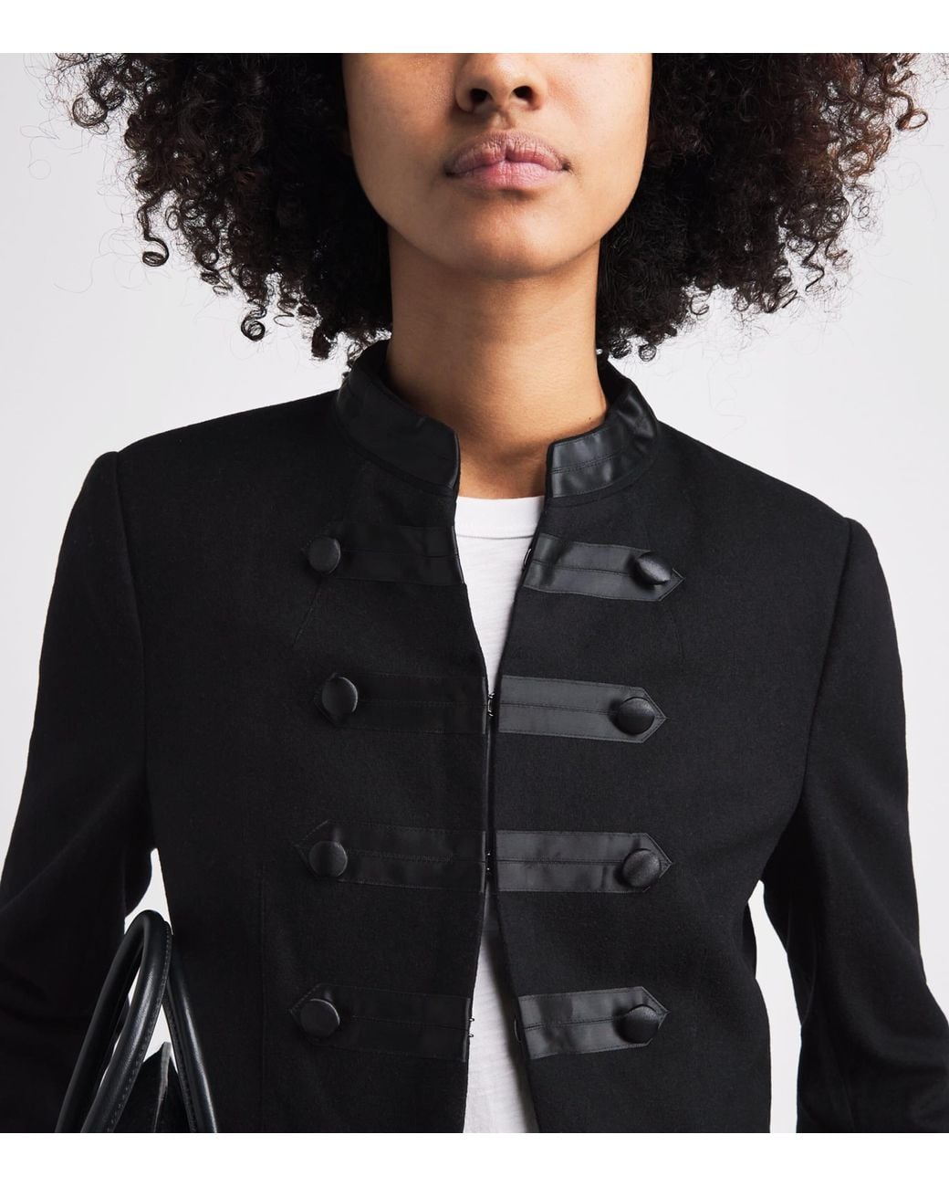 Rag & Bone Black Wool Mercer Regalia Blazer