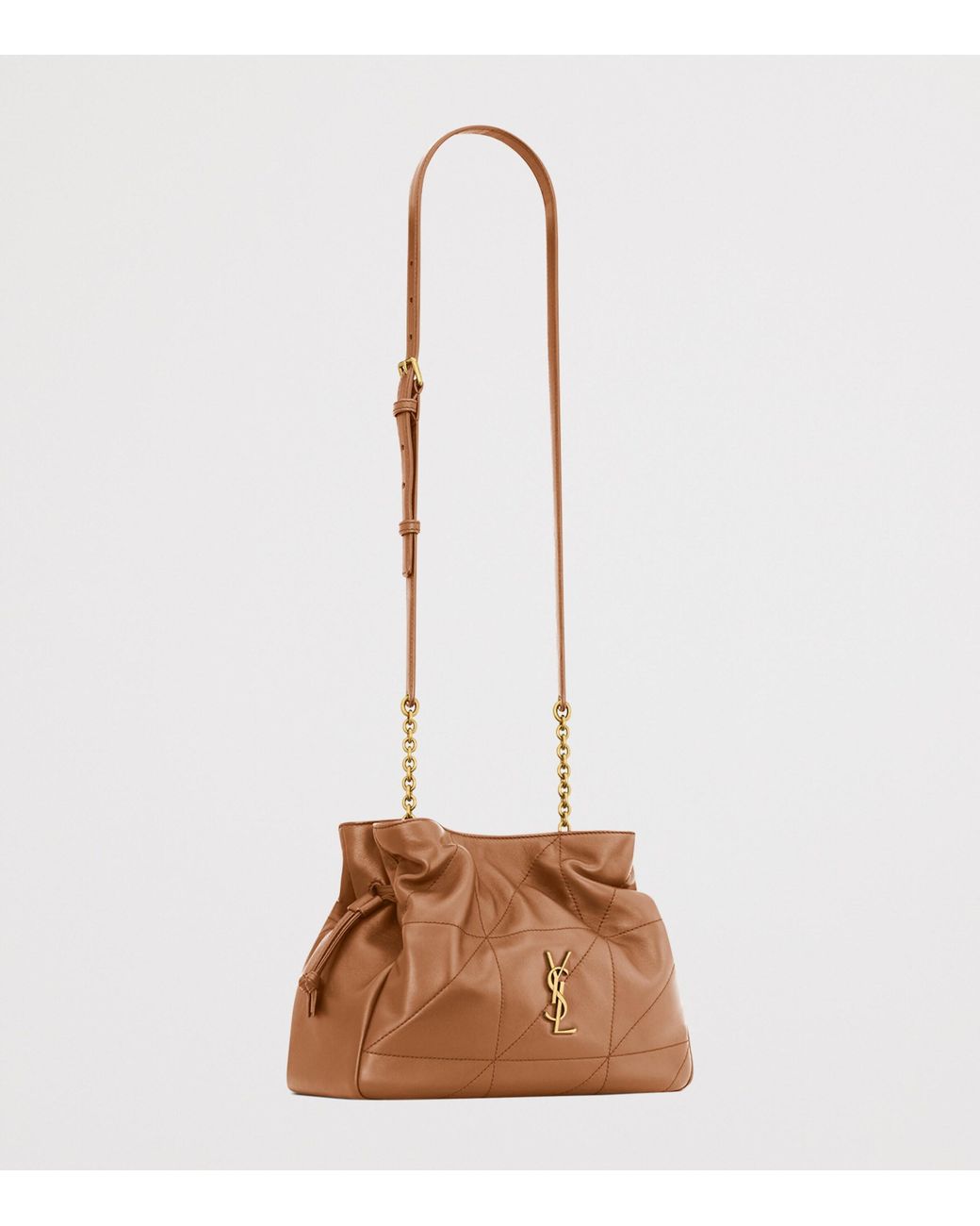 Saint Laurent Brown Leather Jamie Shoulder Bag