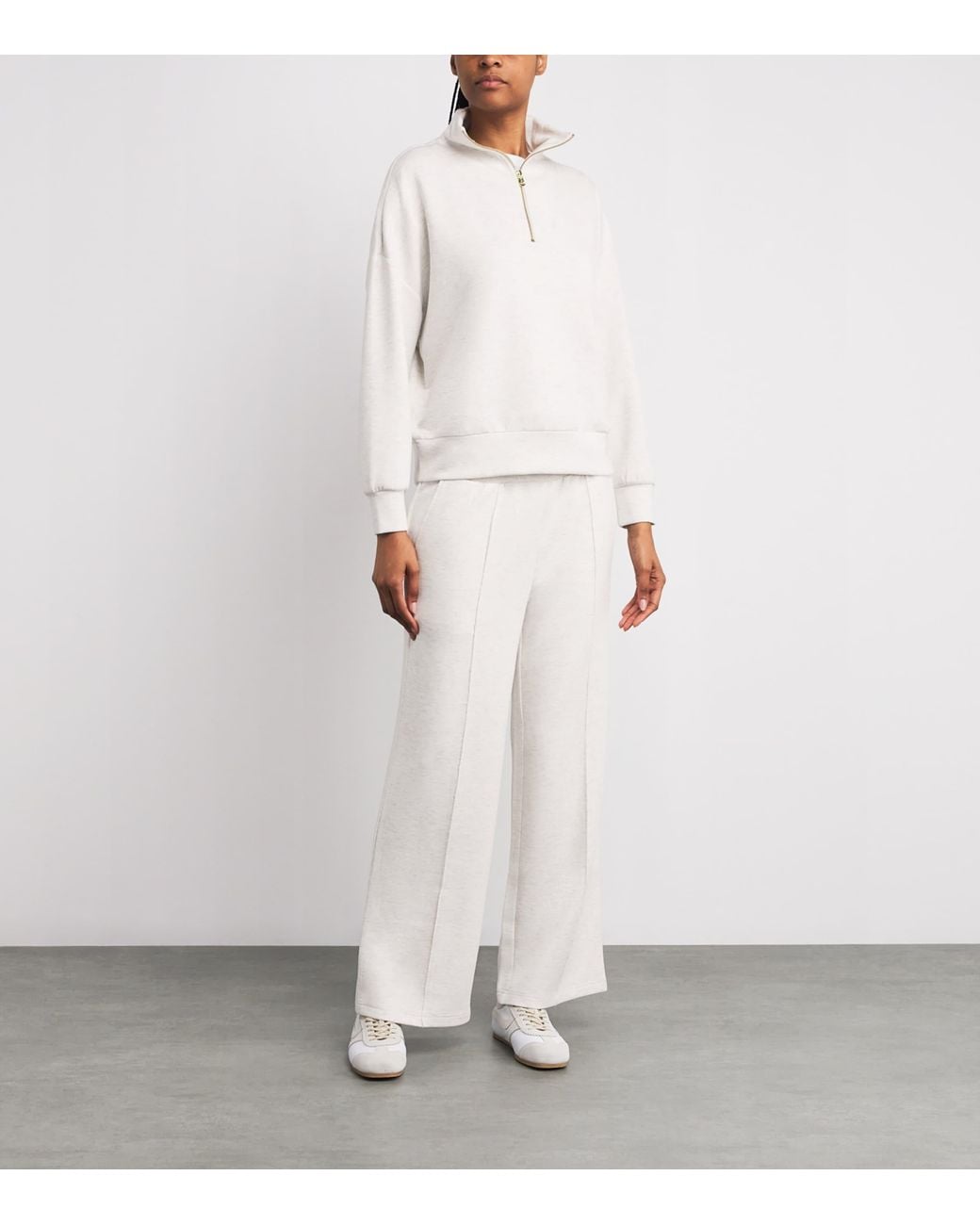 Varley White Freesoft Wide-Leg Sweatpants