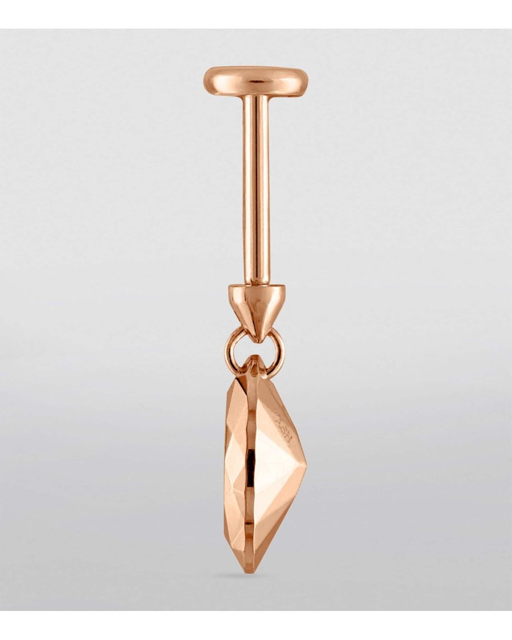 Maria Tash Natural Faceted Marquise Threaded Charm Single Earring