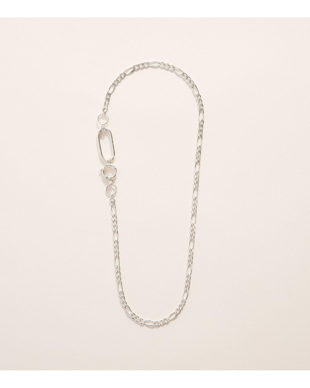 FYR Natural Sterling Anchor Lock Necklace for men