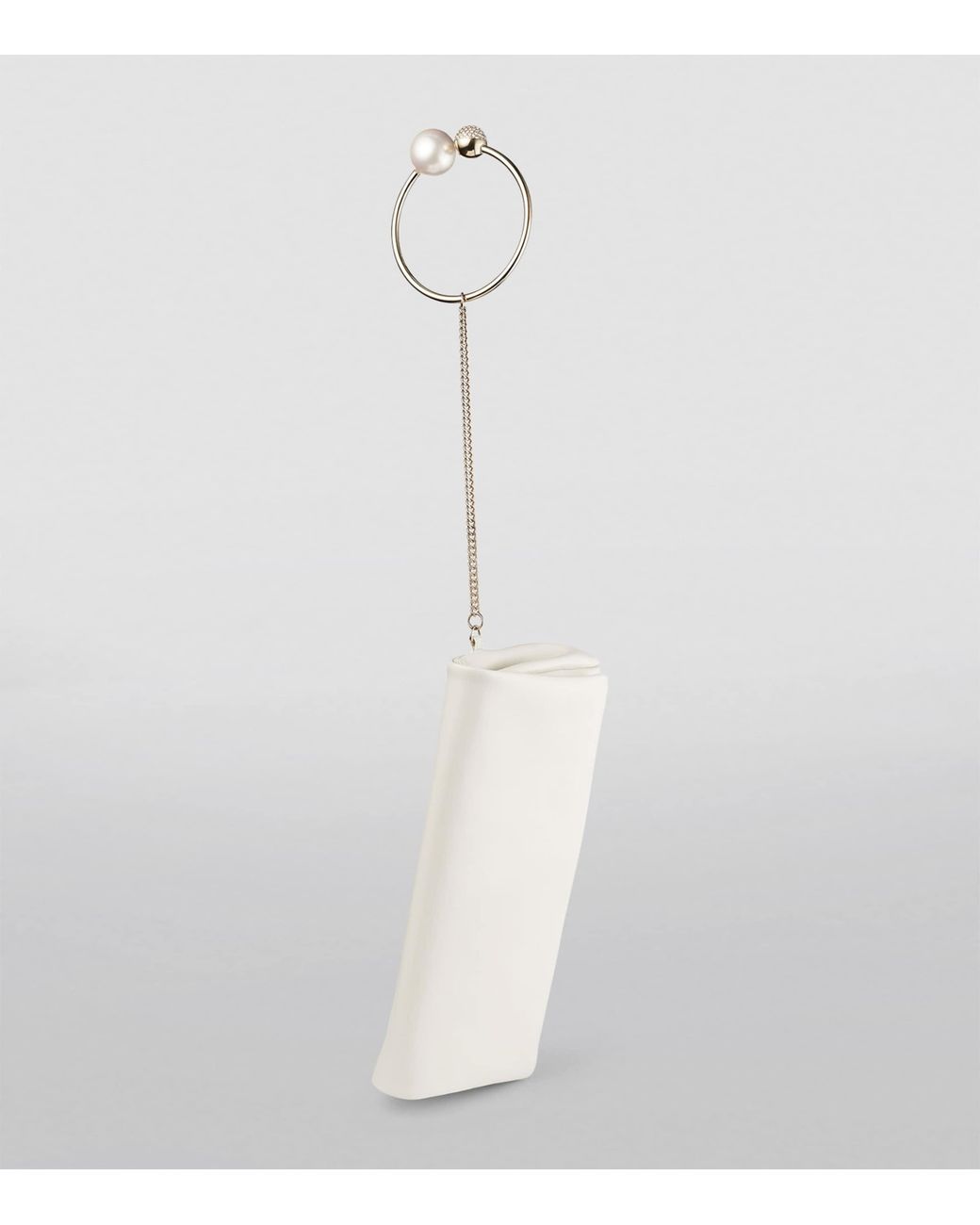 Jimmy Choo Natural Leather Xandra Clutch