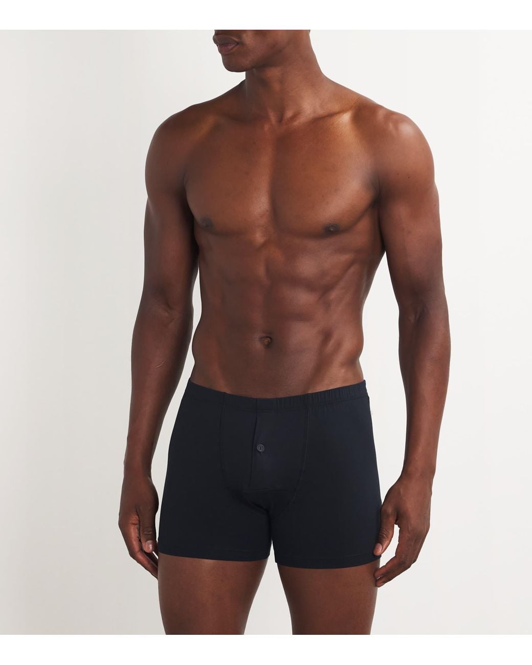 Hanro Blue Cotton Sensation Butterfly Trunk for men