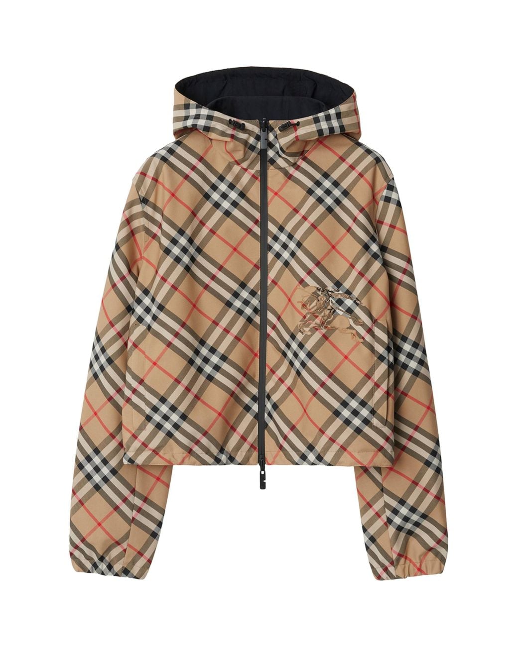Burberry Natural Technical Reversible Hooded Jacket
