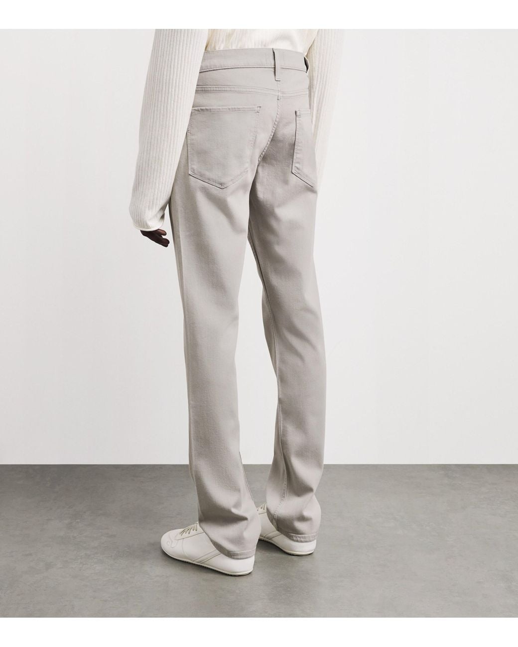 PAIGE Gray Federal Slim-Straight Jeans for men