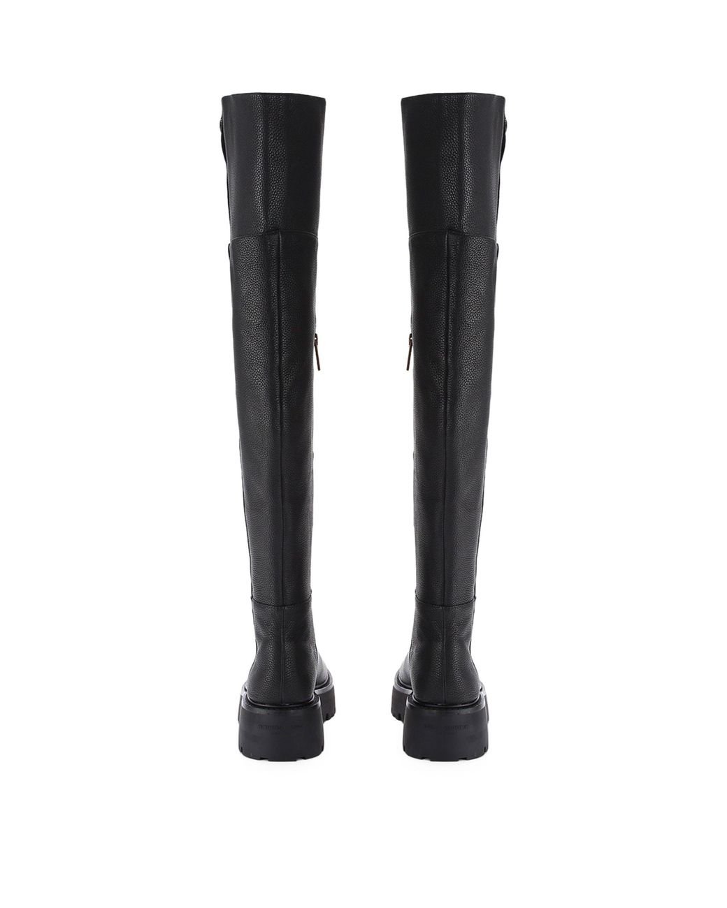 Kurt Geiger Leather Shoreditch Over the knee Boots in Black Lyst UK