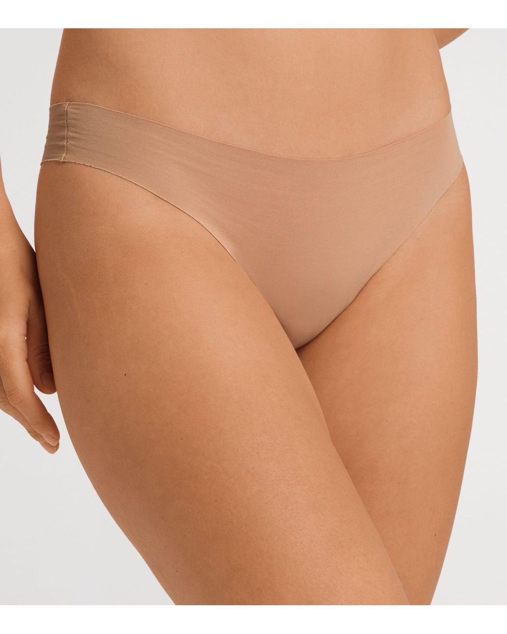 Hanro Natural Invisible Cotton Thong