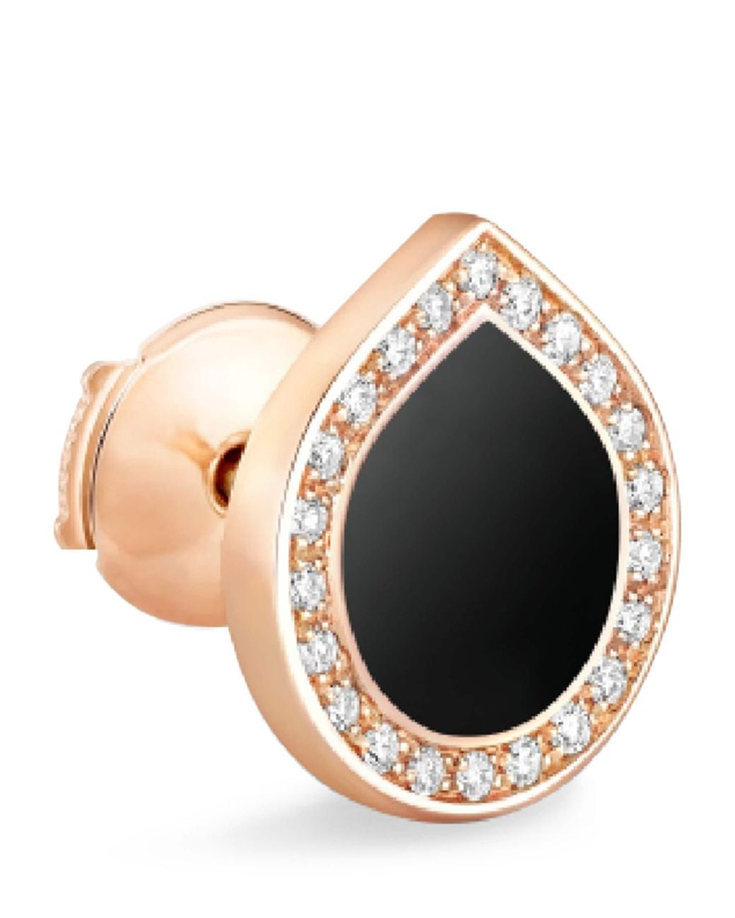 Repossi Natural And Onyx Antifer Single Earring