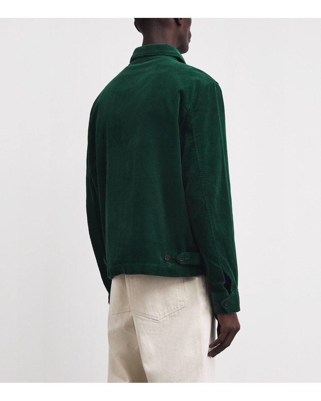 Polo Ralph Lauren Green Cotton Corduroy Wynton Jacket for men