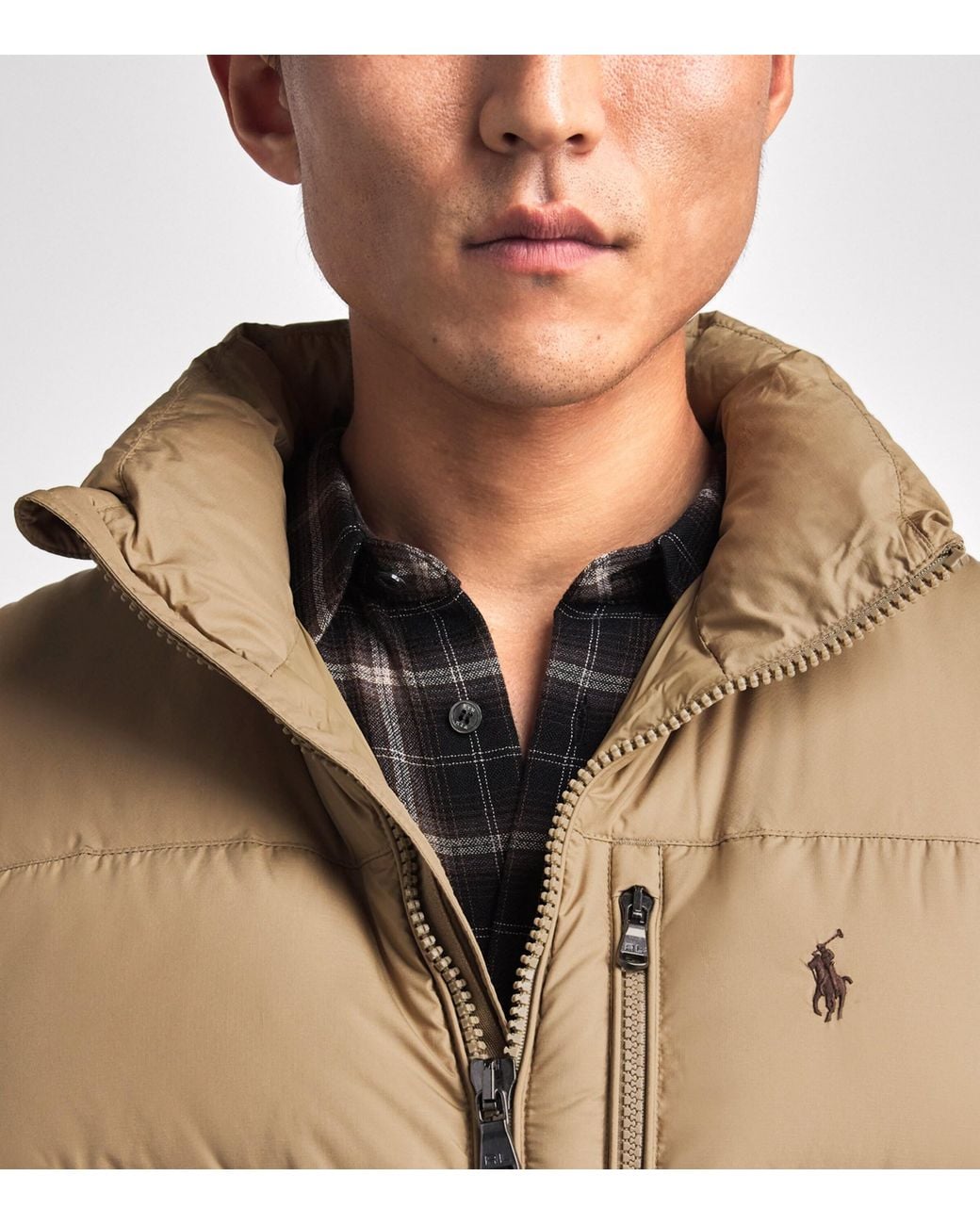 Polo Ralph Lauren Natural Gorham Down Gilet for men