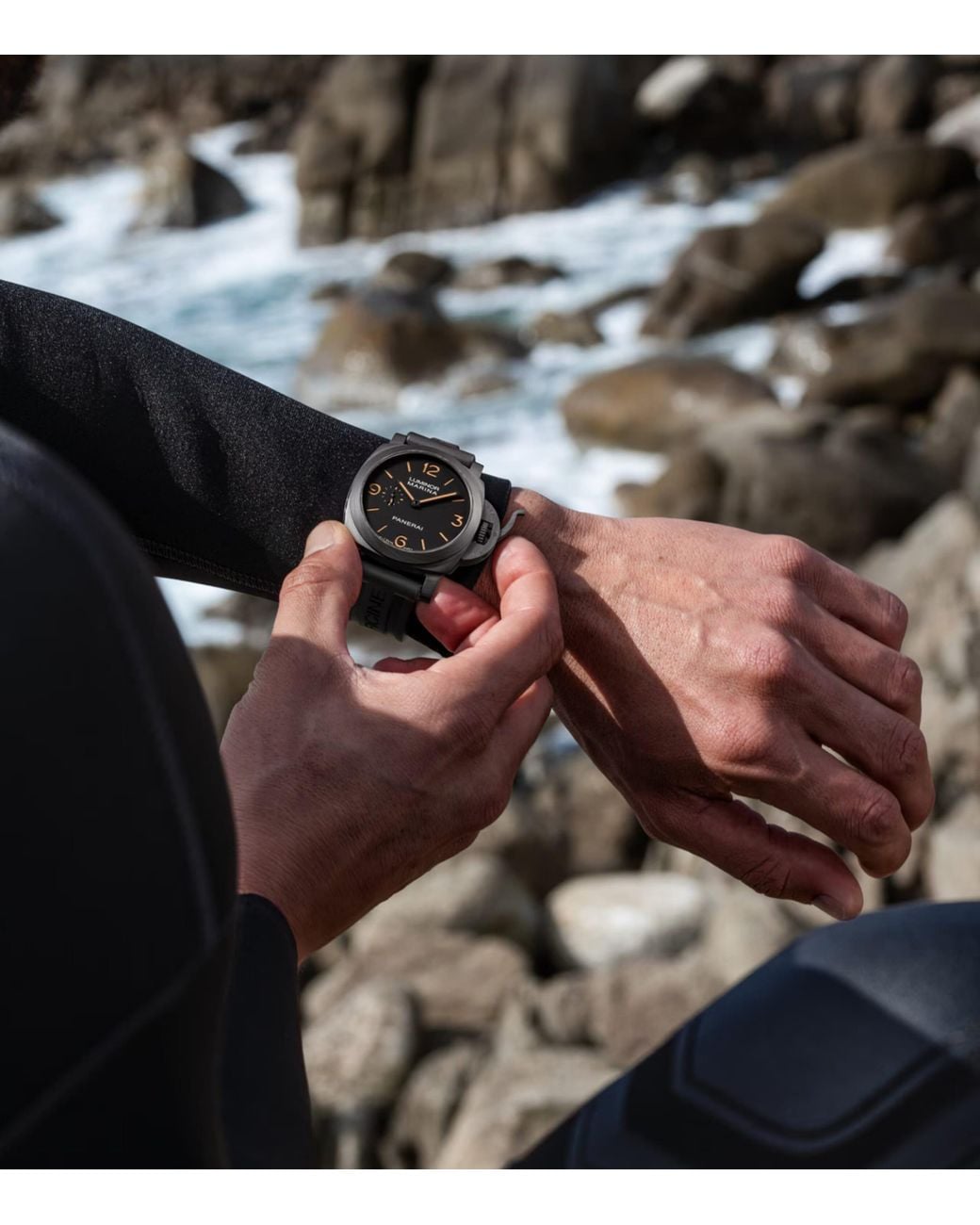 Panerai Black Carbotech Luminor Marina Watch