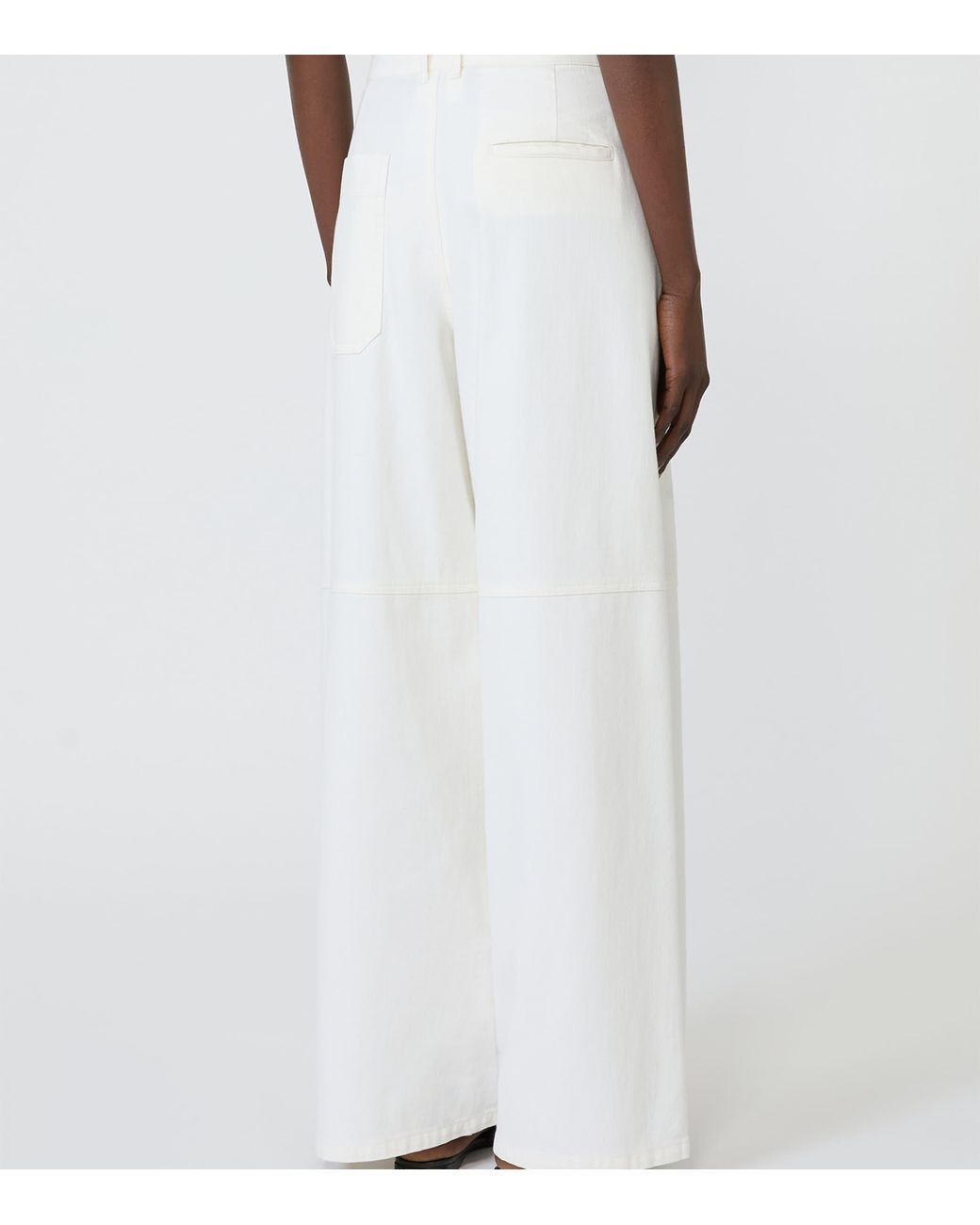 Max Mara White Wide-Leg Jeans