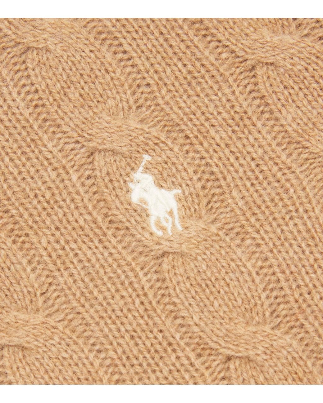 Polo Ralph Lauren Brown Wool-Cashmere Julianna Sweater