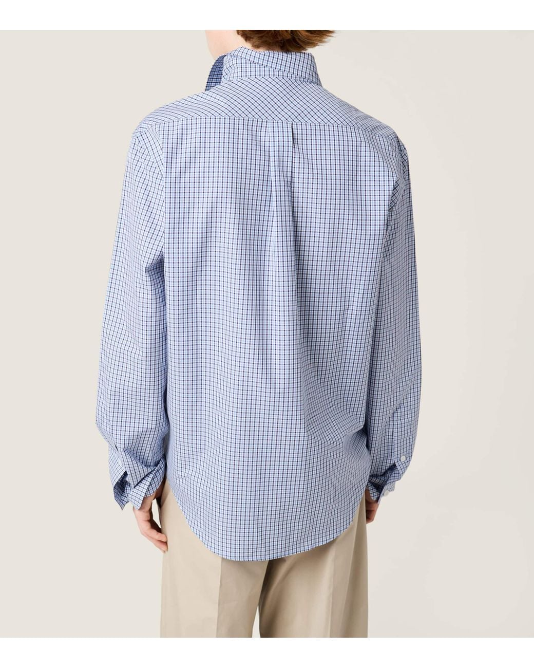 Miu Miu Blue Check Shirt