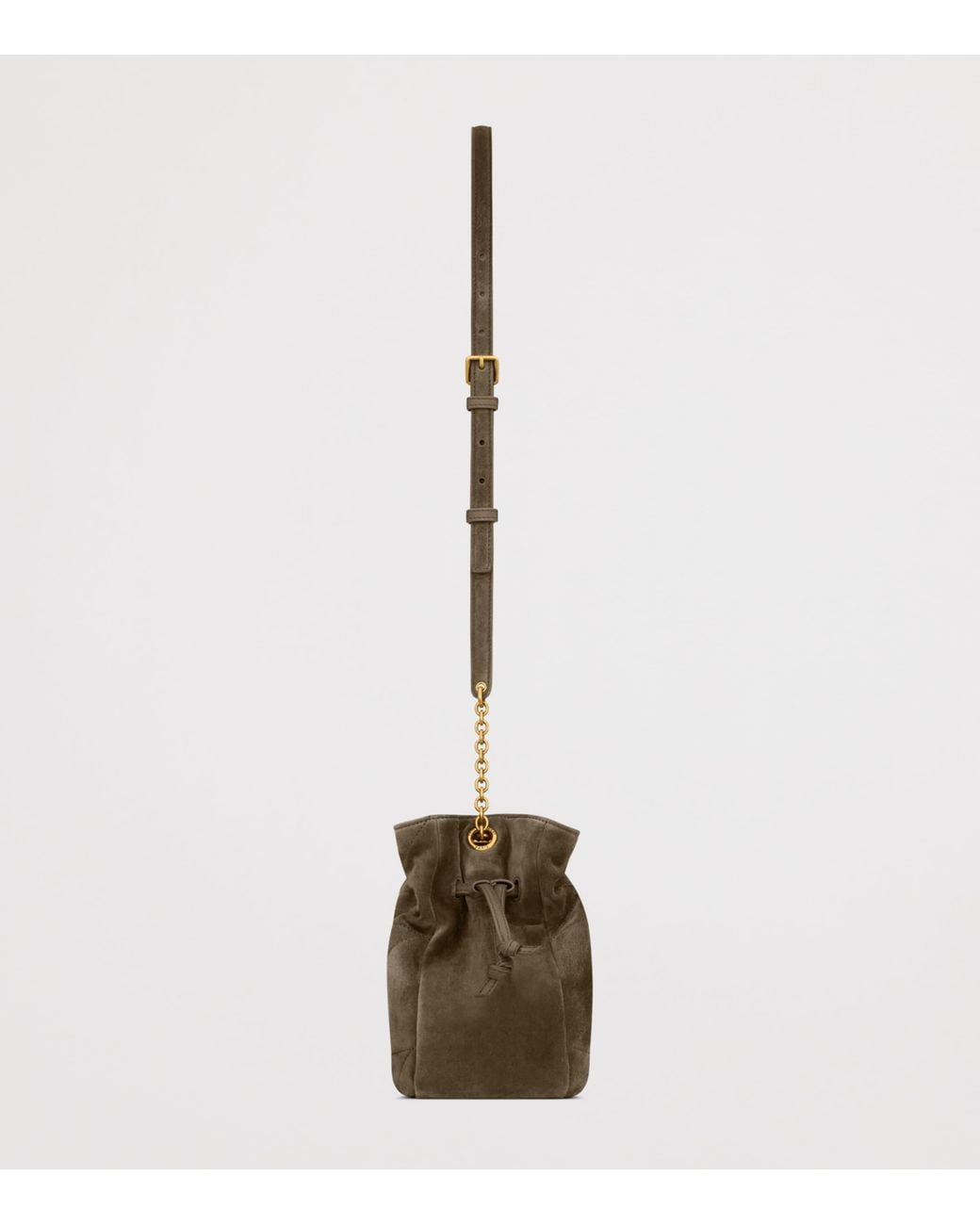 Saint Laurent Natural Suede Jamie Shoulder Bag