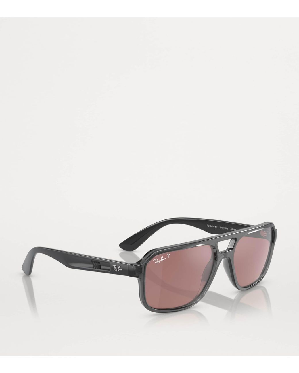 Ray-Ban Brown Nylon Rb4414M Scuderia Ferrari Collection Sunglasses