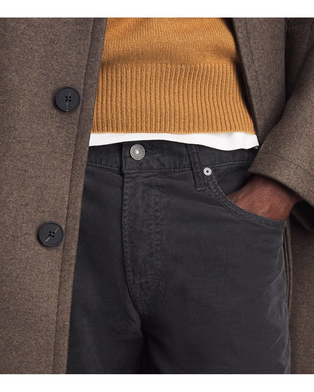 Citizens of Humanity Blue Corduroy Elijah Straight Jeans for men