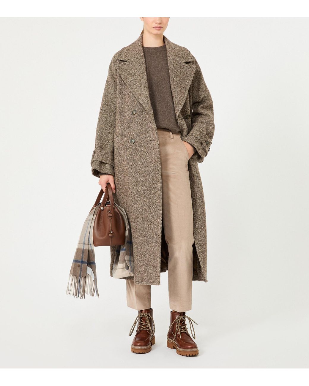Weekend by Maxmara Natural Corduroy Slim Trousers