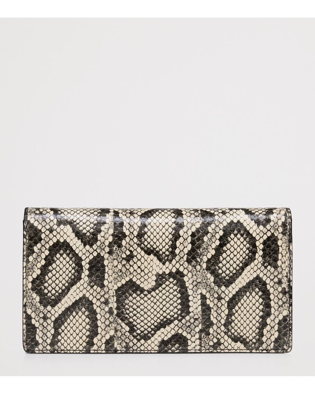 Christian Louboutin Metallic Bettina Watersnake Clutch Bag