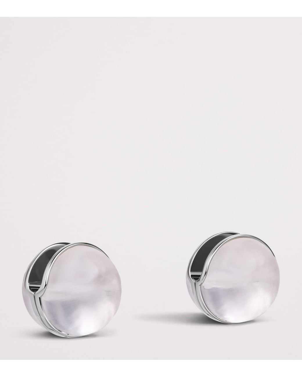 Alaïa Metallic Glass Sphere Earrings