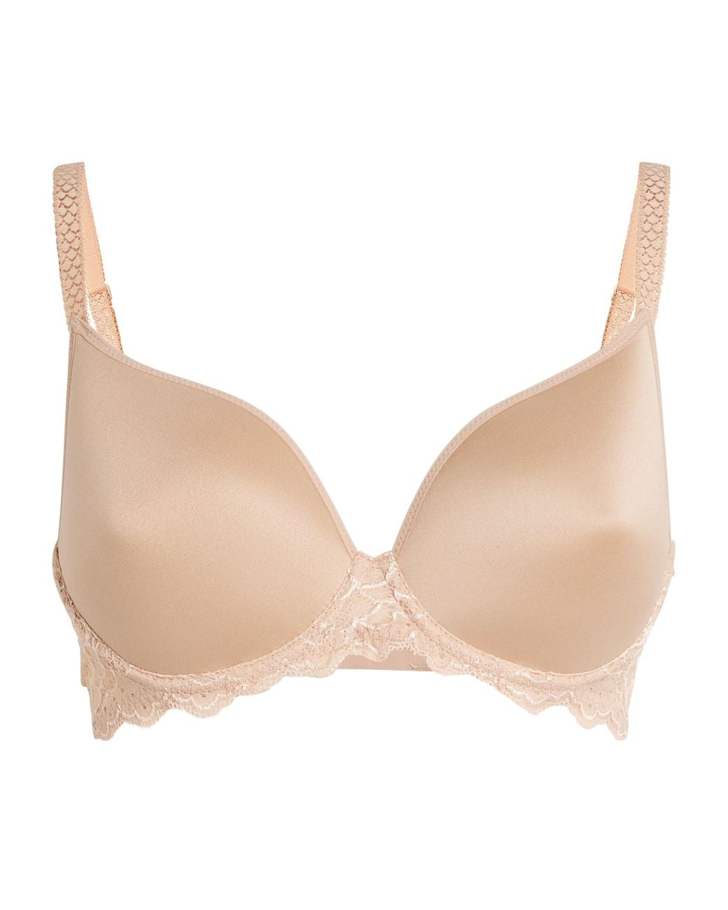 Simone Perele Natural Lace Caresse Plunge Bra