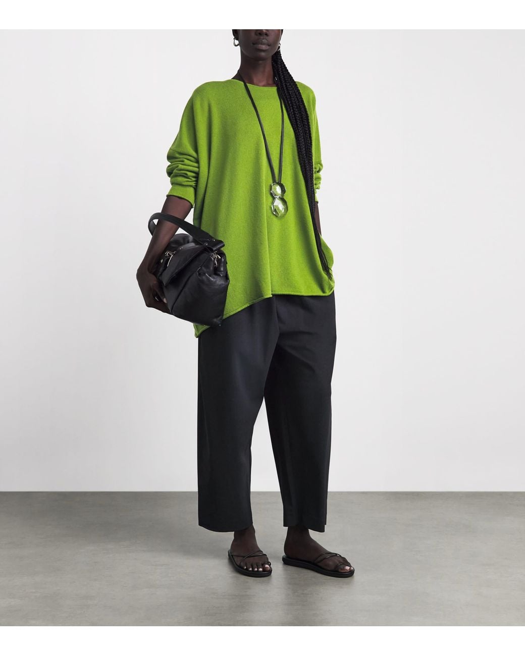 Eskandar Green Cashmere Sweater