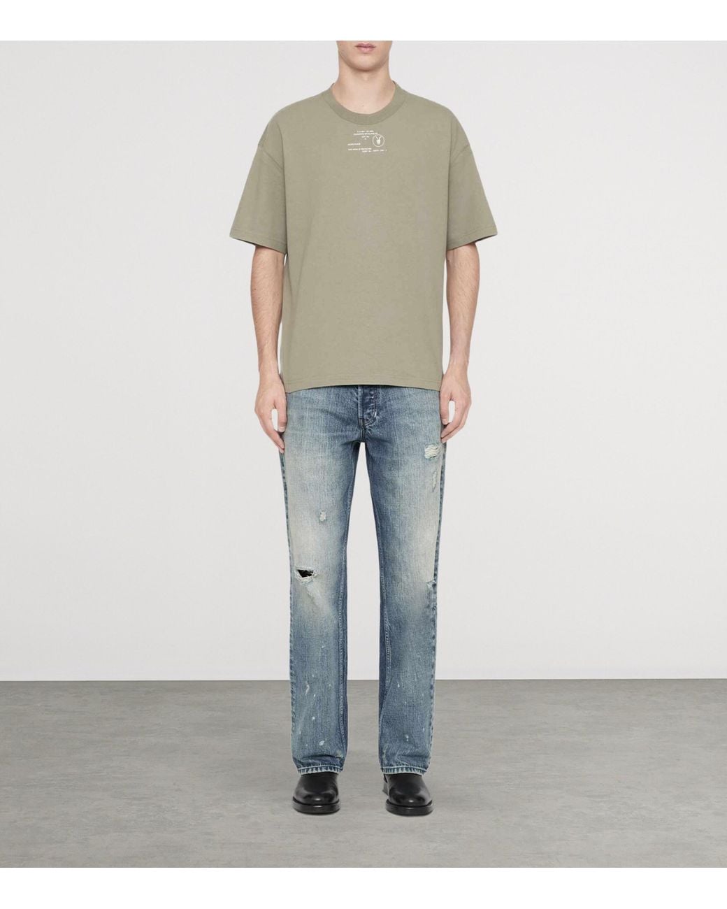 AllSaints Natural Organic Cotton Raphy T-Shirt for men