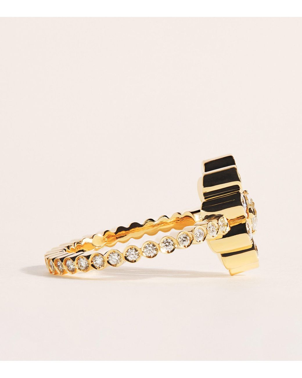 Sophie Bille Brahe Natural And Diamond Classic Ring
