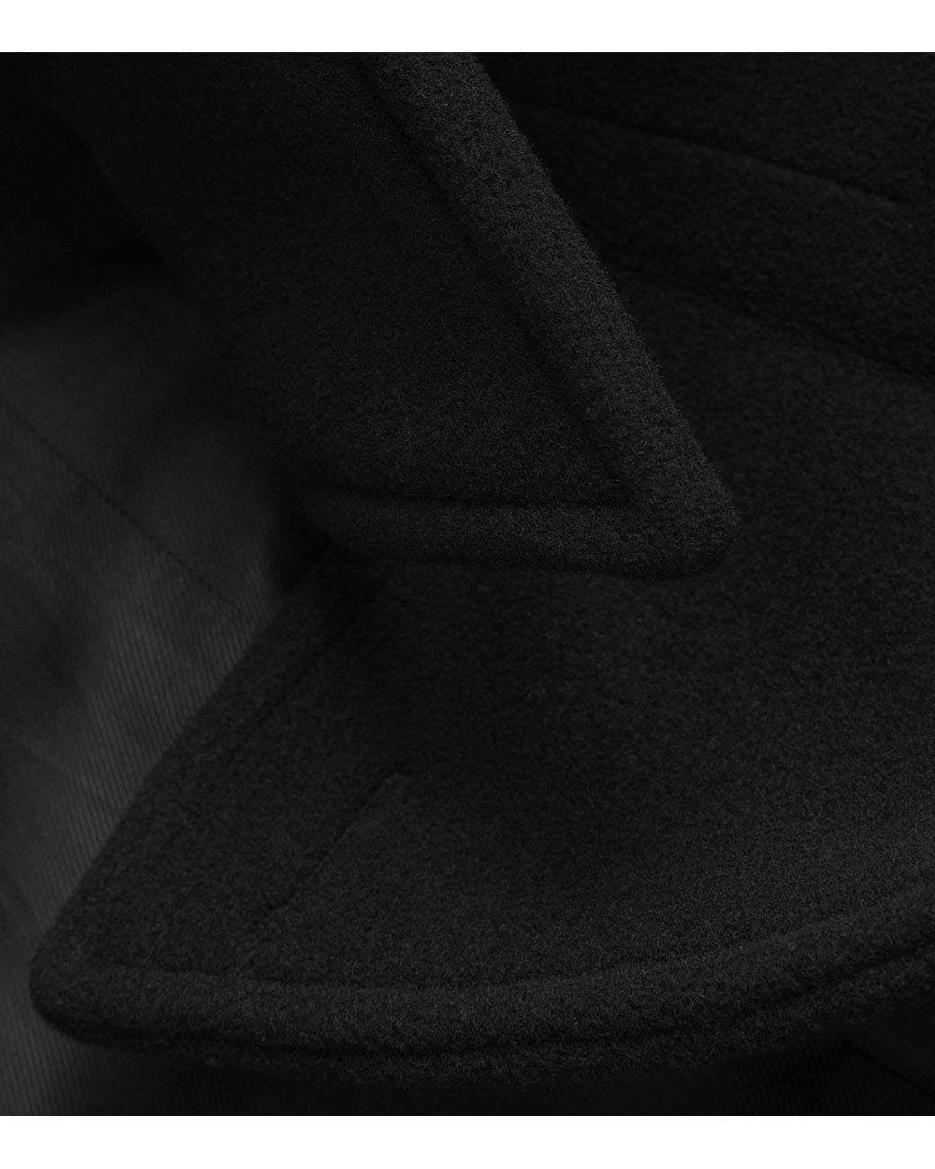 Chloé Black Virgin Wool Double-Breasted Coat