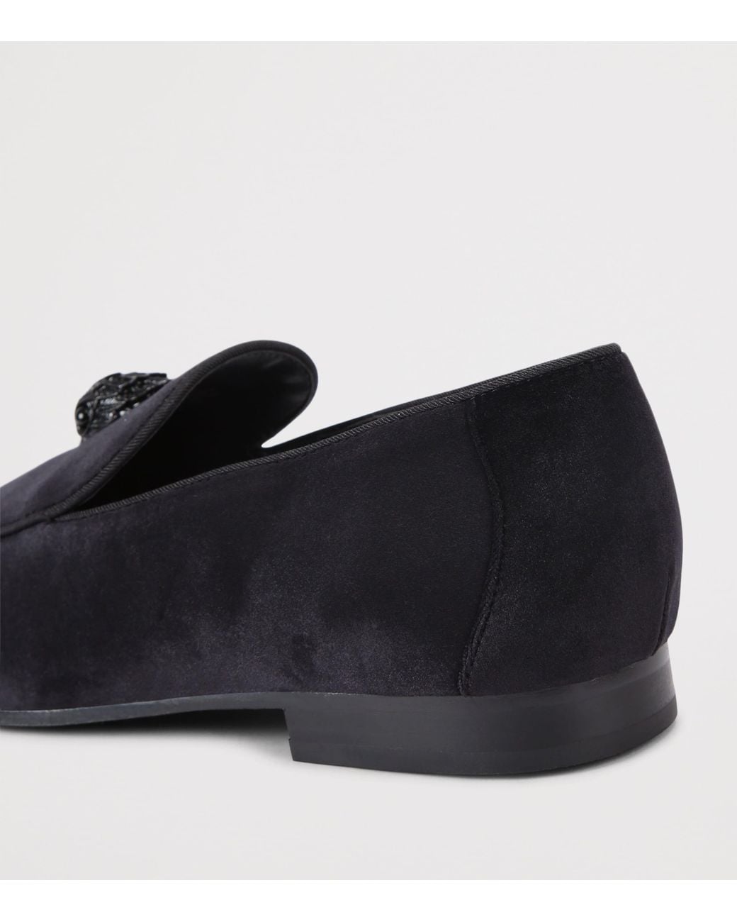 Kurt Geiger Black Velvet Hugh 2 Loafers for men