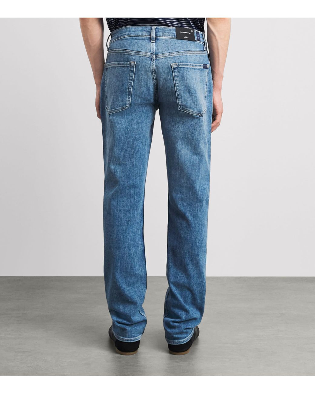 7 For All Mankind Blue The Straight Jeans for men