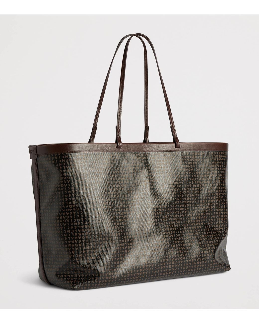 Balenciaga Blue Large Coated Canvas Select Tote Bag