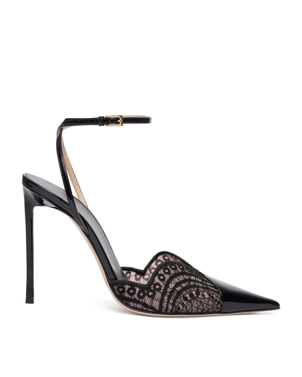 Tom Ford Black Lace-Detail Pumps 105
