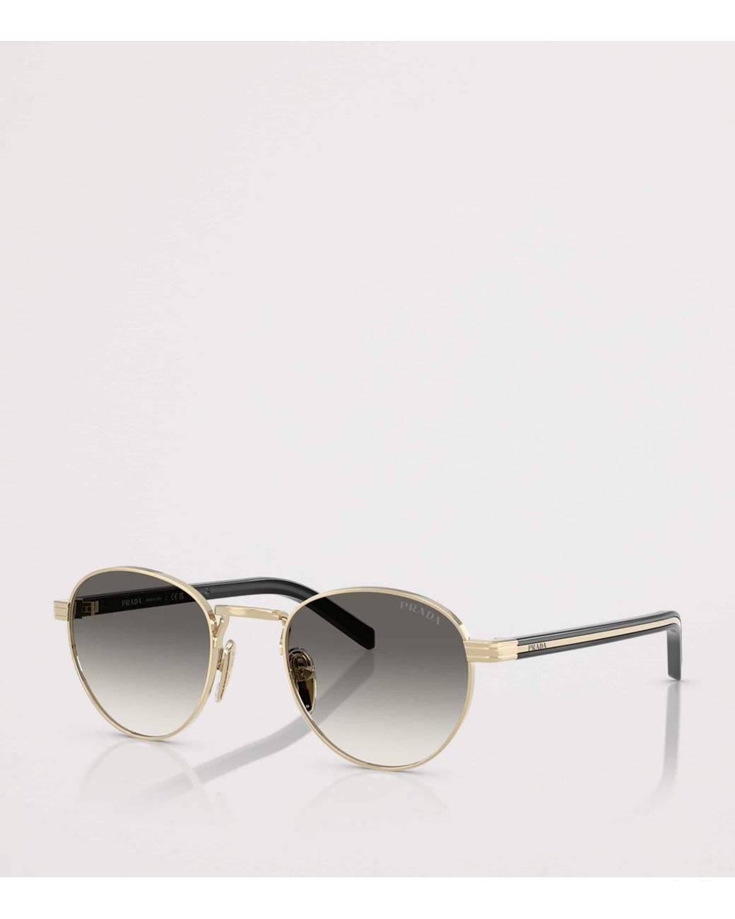 Prada Gray Steel Phantos Sunglasses