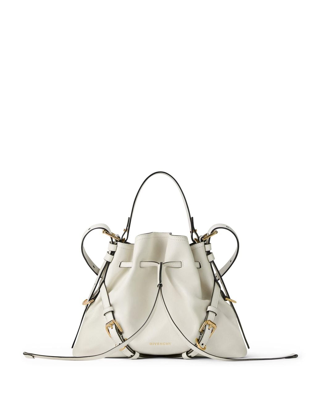 Givenchy Natural Small Leather Voyou Bucket Bag