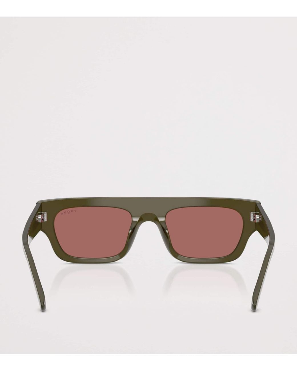Vogue Green Rectangular Sunglasses