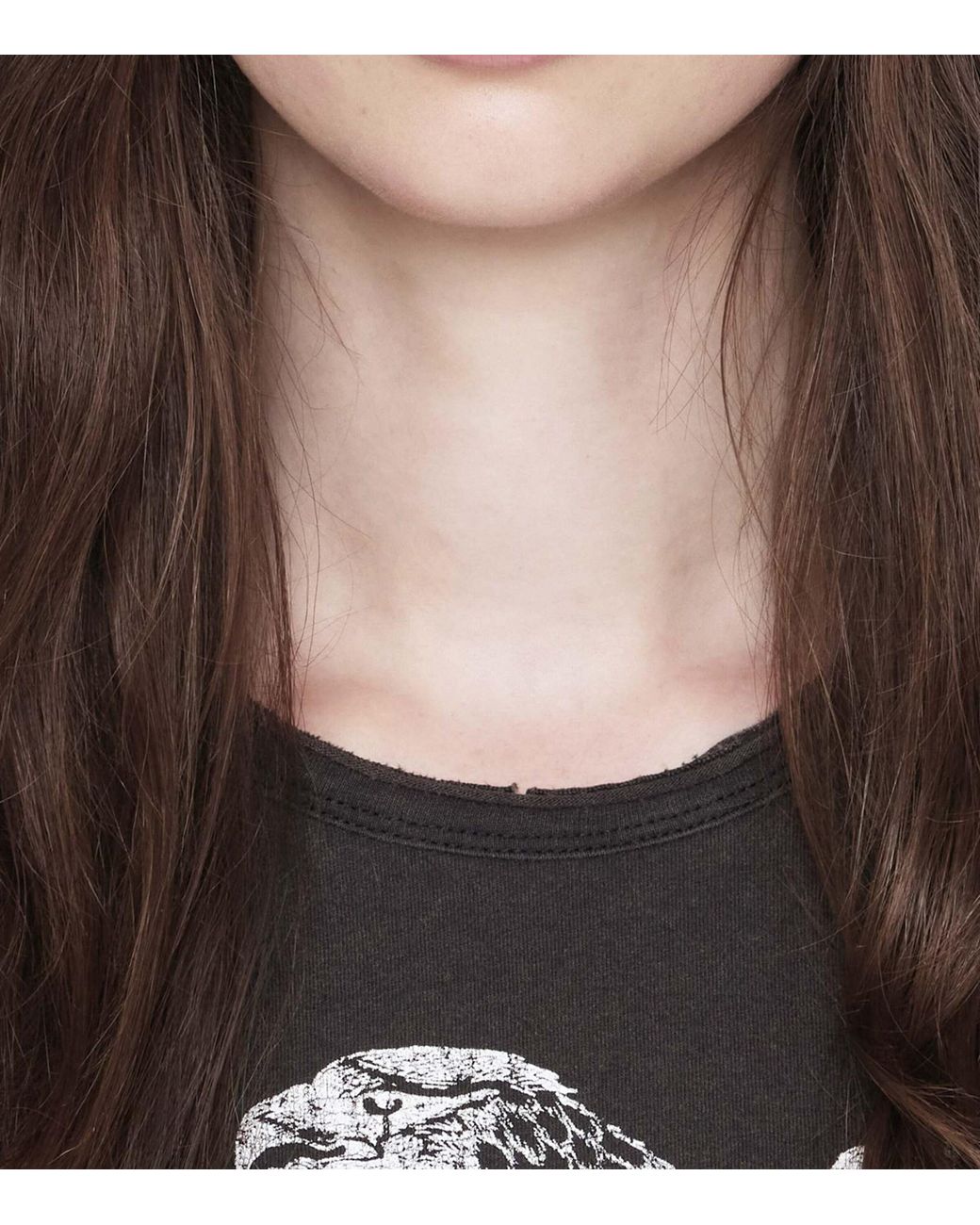 AllSaints Gray Organic Cotton Jenny Tank Top