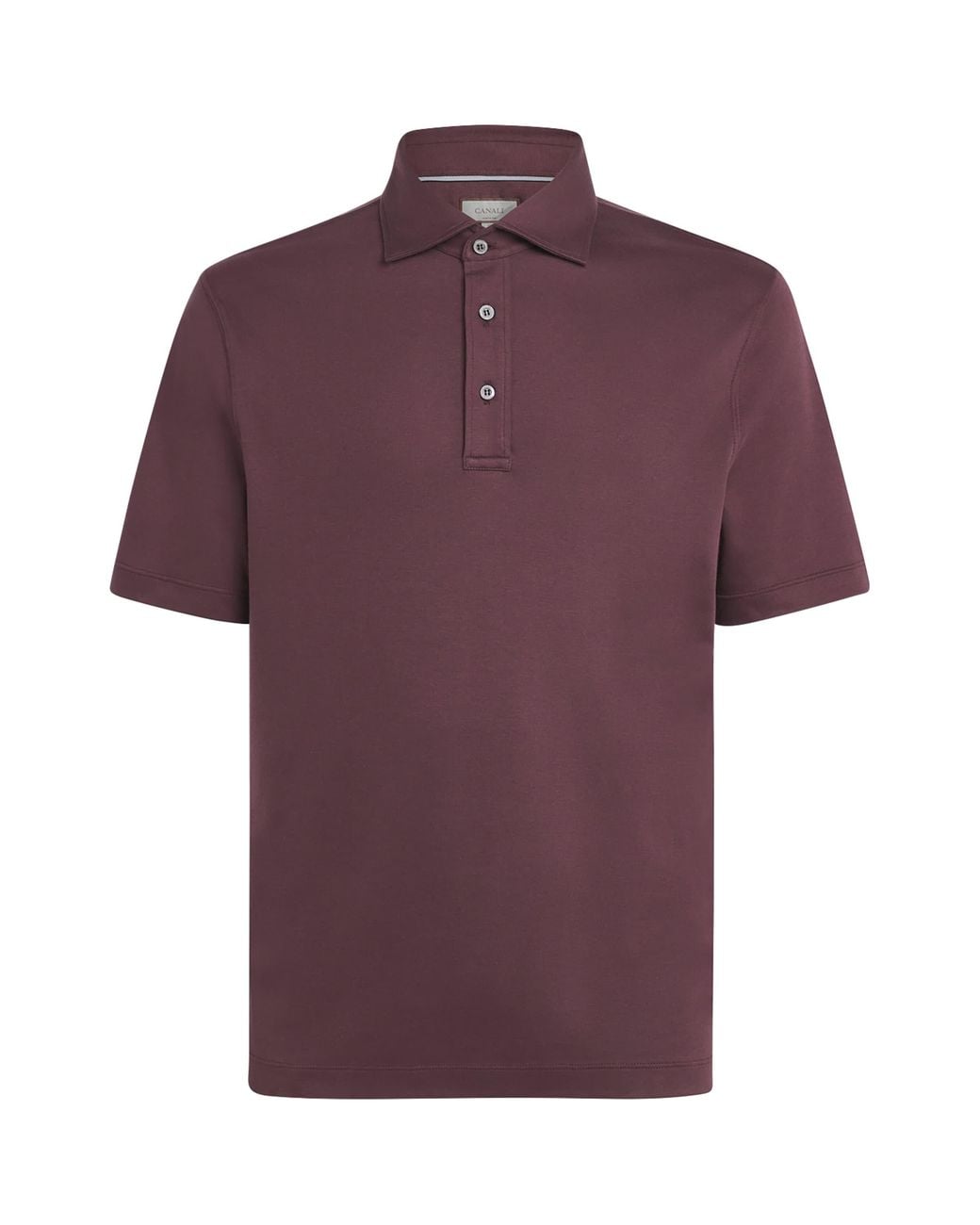 Canali Purple Cotton Polo Shirt for men