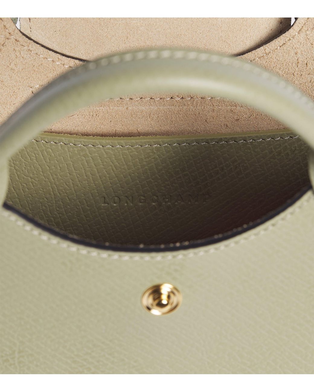Longchamp Metallic Extra-Small Leather Épure Tote Bag