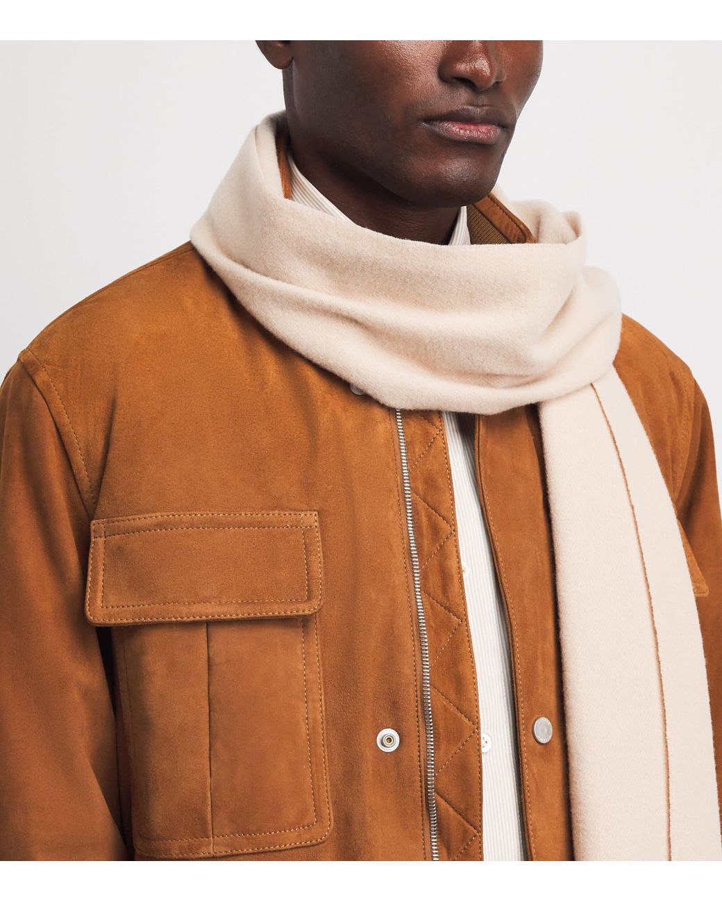 Valstar Brown Suede Field Jacket for men